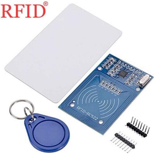 MFRC-522 RC522 RFID NFC Reader RF IC Card Inductive Sensor Module For Arduino S50 NFC Card Keychain Keyfob Access Control 5Set
