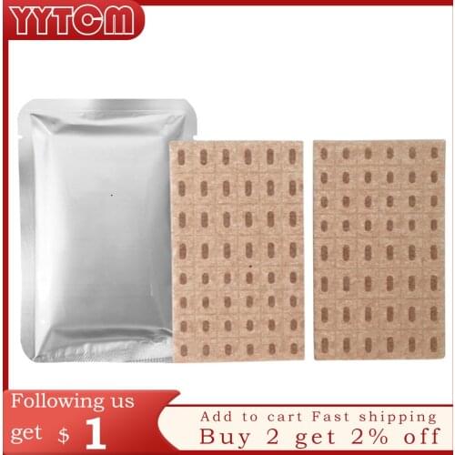 96 pcs Magnets Plated Vaccaria Seeds Sticker Paste Bean Ear massage seed for Acupoint Therapy Auricular Acupuncture