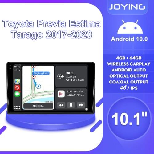 Autoradio 2 din android Car Radio Stereo 10 Inch Head Unit Multimedia Player Carplay For Toyota Previa Estima Tarago 2017 2020