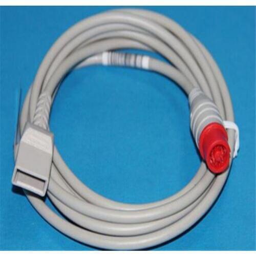 FREE SHIPPING 100% Compatible For Fukuda 12pin to Utah transducer IBP Adapter Cable IBP Cable TPU 3.6M Patient Monitor Cable