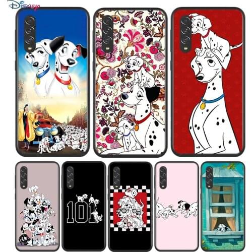 Black Soft 101 Dalmatians Dog For Samsung Galaxy A90 A80 A70 A70S A60 A50 A40 A30 A30S A20S A20E A10 A10E Phone Case
