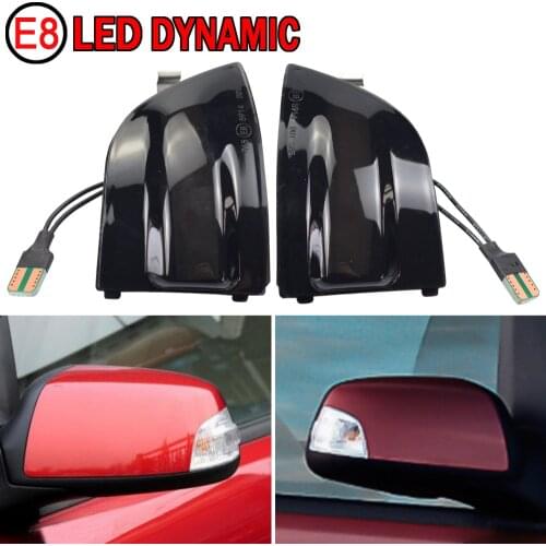 For Ford Focus 2 MK2 C-MAX 2007-2010 LED Dynamic Car Blinker Side Mirror Marker Turn Signal Lights Lamp Accessories