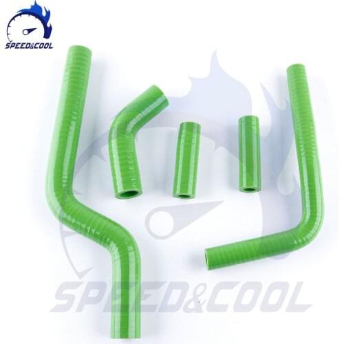 Motorcycle Silicone Radiator Coolant Tube Pipe Hose Kit For KAWASAKI KXF 250 2004 04