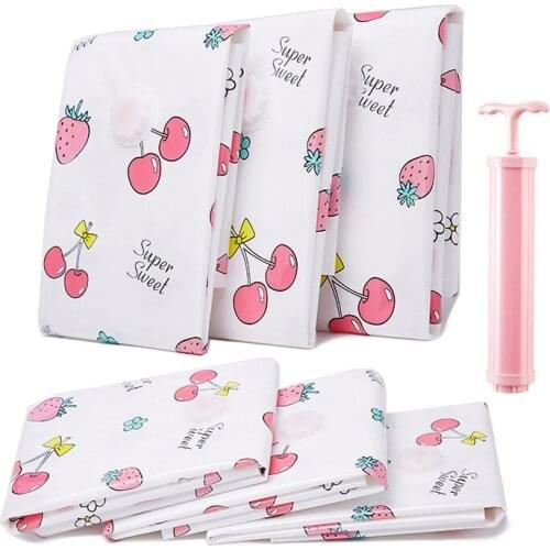 Home Organizer Vacuum Storage Bags Travel Saving Space Foldable Seal Compressed Package for Closet Clothes Duvet Comforter