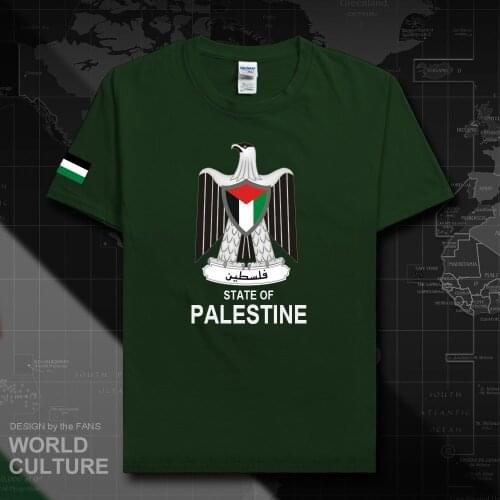 State of Palestine Palestinian t shirt fashion 2018 jerseys nation team 100% cotton t-shirt tees country sporting gyms PS PSE 20