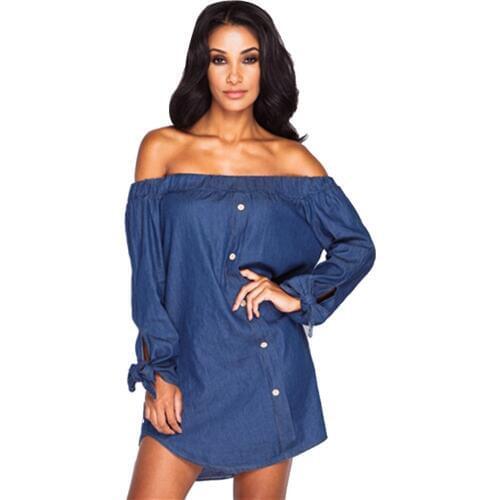 Koolee Fashion Denim Dresses
