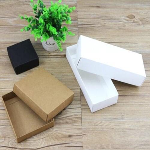 Natural Brown Kraft Paper Packaging Box Carton Box Soap Packaging Box Wedding Favors Candy Gift Box