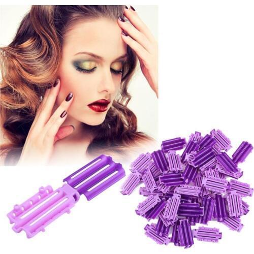 36/45pcs Reusable Cold Wave Perm Rod Corn Hair Hairdressing Clip Curler DIY Hair Styling Tool for Salon Travel Home