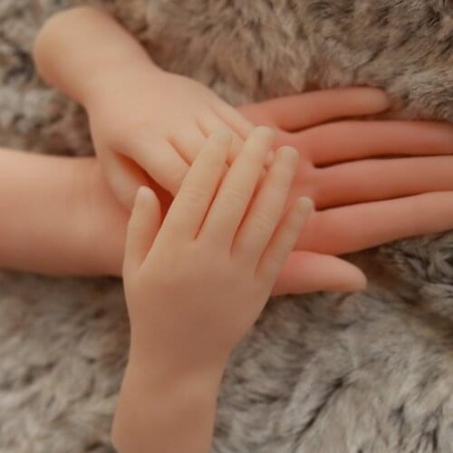 Real-life model children kids imitation hand TPE silicone shooting socks photography props pocket small hands TPEK01