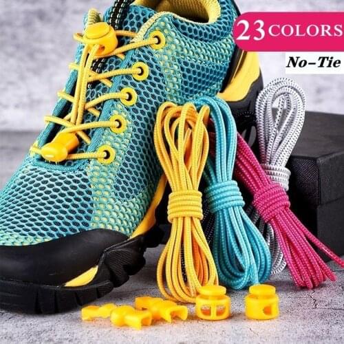 2021 New Elastic Lock Sneaker Shoelaces Creative Fashion Fast No-tie fix Shoes Lace Adult Children Women Man Unisex Lazy Laces
