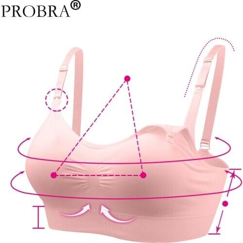 Pregnancy Clothes Tanks Nursing Vest Bra Cotton Maternity Women Feeding Breastfeeding Wirefree Sleep Underwear Suit Lactancia