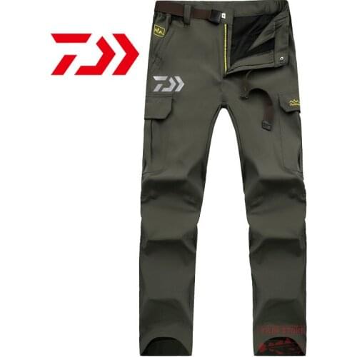 Daiwa Fishing Pants Autumn Men Outdoor Sports Hiking Camping Trouser Sun Protection Waterproof Quick Dry Breathable Fishing Pant