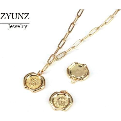 5PCS, Initial Letter Necklace For Women Gold Color Letter Pendant Necklace Jewelry For Women Gold Link Chains Choker