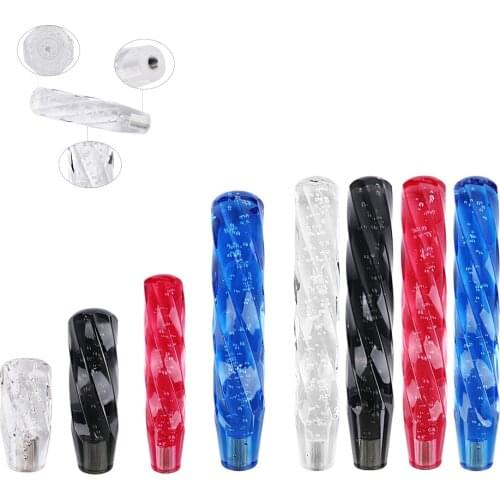 10 15 20 25 30cm Car Crystal Resin Gear Shift Knob Bubble AT MT Auto Manual Stick Gear Shifter Stick Gear Shift Knob
