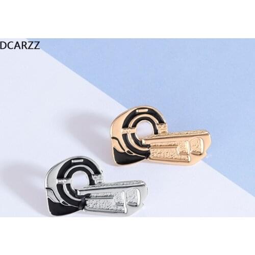 Gold MRI Scan Machine Pin MRI Charm Medical Jewelry Gift for Doctor/Nurse/Student Enamel Brooch Nurse Jewellery Wholesale