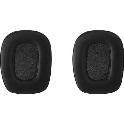 1Pair Leather Ear Pads Soft Foam Ear Cushion for Razer Tiamat 7.1 V2 Headset LX9B