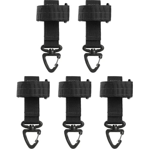 5pcs Nylon Gloves Hook Work Gloves Safety Clip Anti-lost Camping Hanging Buck