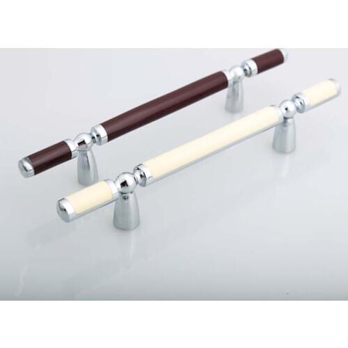 96mm Modern simple fashion furniture handles red black kitchen cabinet dresser handles pulls silver drawer cupboard door pulls