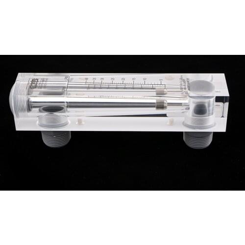 LZM-15 Pipe Panel Mount Type Acrylic Flowmeter Water Flow Meter 1-10GPM