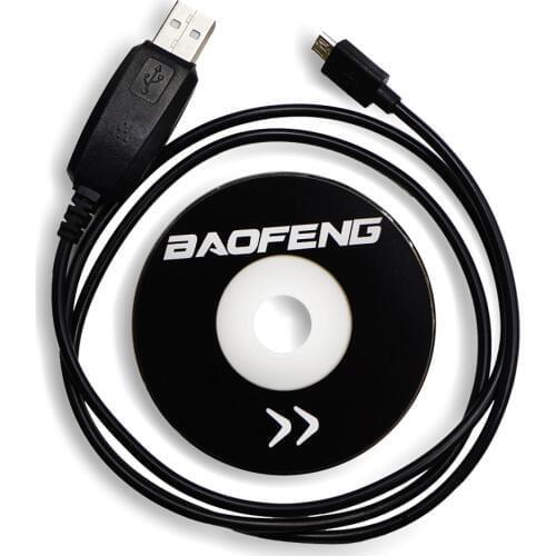 BAOFENG BF-T1 USB Programming Cable With CD Software For Baofeng Walkie Talkie bft1 Write Frequency Line Two Way Radio Accessor