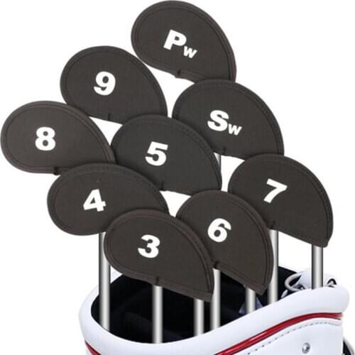 Golf Club Head Covers Iron Putter Protective Durable Wterproof Headcover Set With Number Tag Golf Club Head Cover Newest