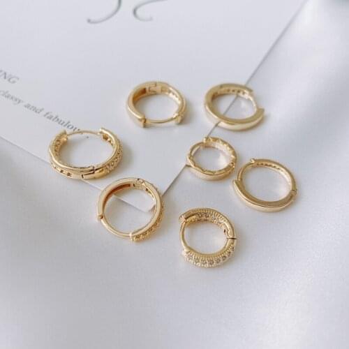 DIY jewelry accessories alloy ring ear clip earrings jewelry accessories materials