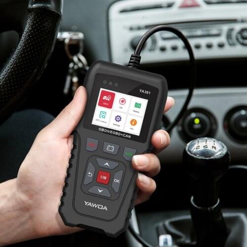 Ediag YA301 OBDII/EOBD Battery test real 16Pin Code Reader USB update OBD2 Diagnostic Tool PK CR3001 ELM327