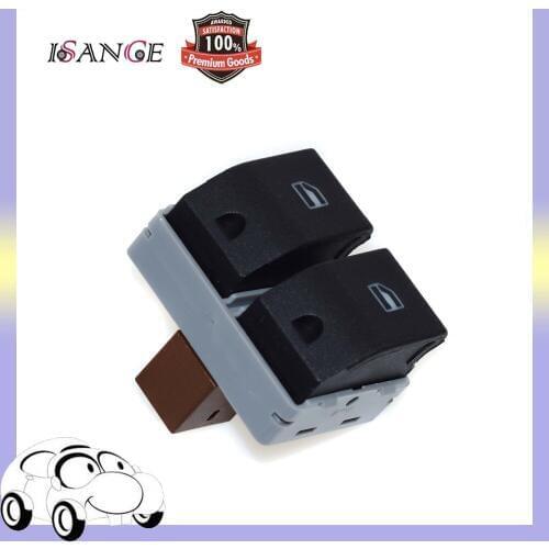 ISANCE Electric Power Window Switch Winder Fensterheberschalter For Seat Cordoba Ibiza Mk IV VW Polo 9N3 01-09 (VW053) # ISANCE