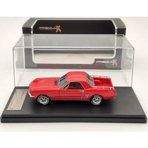 IXO Premium X 1:43 For FORD MUSTANG MUSTERO 1966 RED PR0467R Limited Edition Collection