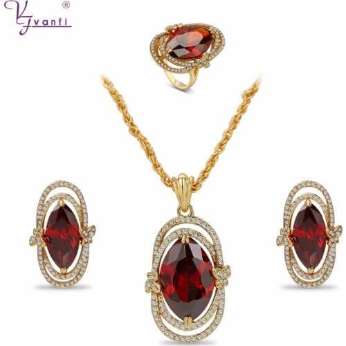 Fine Turkish Vintage Antique Gold Necklaces Earrings Rings Jewellery sets For Women Engagement