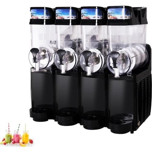 Slushy Machine Frozen Drink Smoothie Maker Three Tank Cool Juice Making Commercial Snow Melting Machine