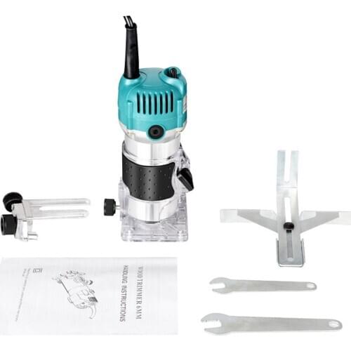 Multifunctional Woodworking Electric Trimming Machine Electromechanical Wood Milling Engraving Slotting Machine Wood Router