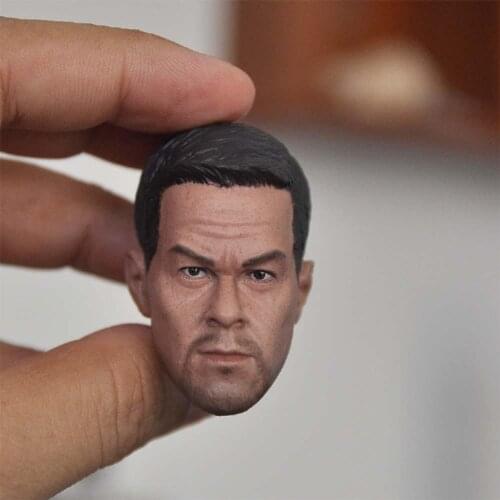 1/6 Scale Mark Wahlberg Head Models for 12''Figures Bodies Toys Gifts Collections DIY