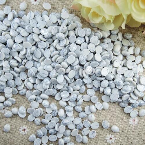 New Free Shipping 8*10mm Imitation white Oval Half resin flatback, Acrylic resins, DIY Jewelry Scrapbook Craft 500pcs