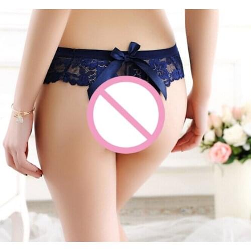 Sexy Lace G String Thong Seamless Briefs Lingerie Toy Women Transparent Brifes Lingerie Knickers Black Tangas Bragas Adult Games