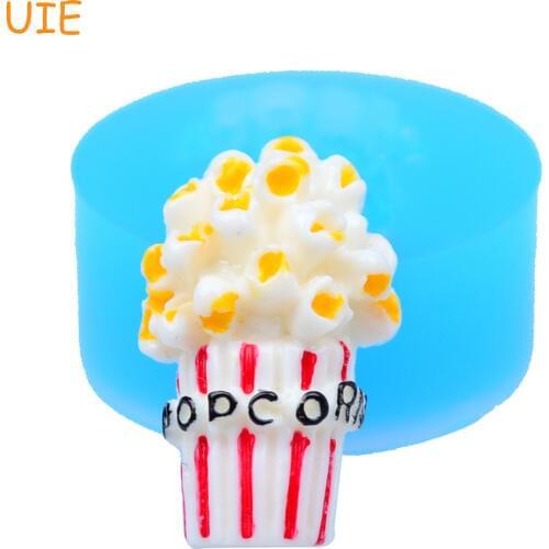 XYL080U 24.3mm Popcorn Silicone Mold - Fondant, Sugarcraft, Cake Decorating, Resin Polymer Clay, Chocolate, Cabochon Candy Icing