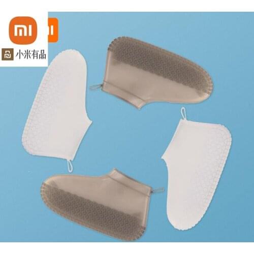 Xiaomi mijia youpin silicone rain boot cover waterproof non-slip rain boots pocket storage men and women rain boots