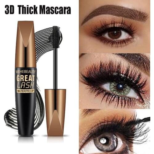 1pc Eyelashes Mascara 4D Silky Eyelashes Lengthening Eyelashes Makeup Waterproof Long Lasting Mascara Volume Eye Cosmetics
