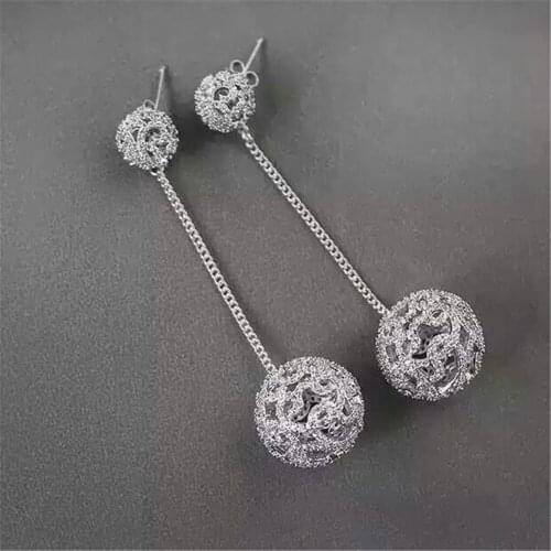 XB276 Luxury Designer Fashion 925 Sterling Silver shinning European style Jewelry leaves shaped wedding party bz