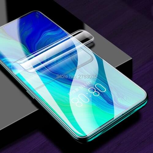 For Oppo Realme X2 Pro 5 3 2 Q C2 C1 Reno 10x Zoom Ace Reno2 Z Clear TPU / Matte Hydrogel Full Cover Soft Screen Protector Film