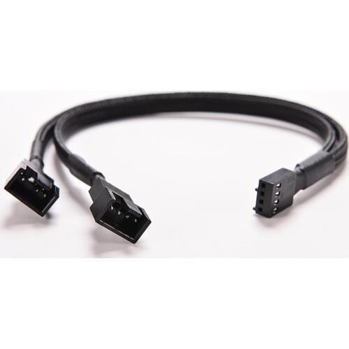 1pcs 4 Pin PWM Splitter Cable 4Pin PWM Female To 3/4 Pin PWM Adapter Cable For Computer CPU Case Fan Adapter Power Cable