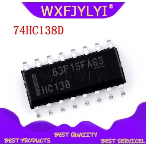 10PCS 74HC138D SOP16 74HC138 SOP SN74HC138DR SMD new and original IC