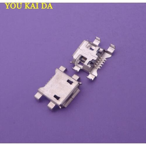 100pcs Micro USB charger charging connector for General mobil socket dock plug port socket female 5pin