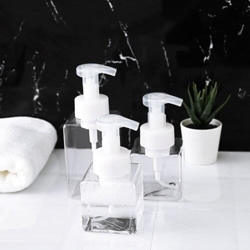 250ml/450ml Foam Pump Bottles Foaming Hair Spray Soap Pump Shampoo Dispenser Lotion Perfume Bottle Container for Cosmetics