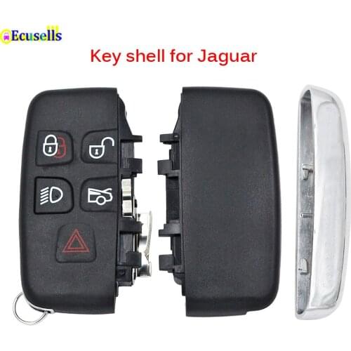 5 BTN Keyless Entry Smart Remote Key shell case Fob 5 buttons for Jaguar XJ XF XJL XE XK F-type
