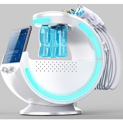 7 In 1 Hydro Dermabrasion Skin Beauty Cleansing Facial Bubble Machine Ultrasound Skin Lift Scuker Black Dots Remover