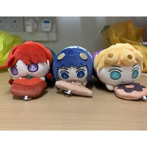 Cosmile Jojos Bizarre Adventure Caesar Kakyouin kira DIO Plush doll stuffed Keychain Wallet Keyring strap Limited cosplay Gift