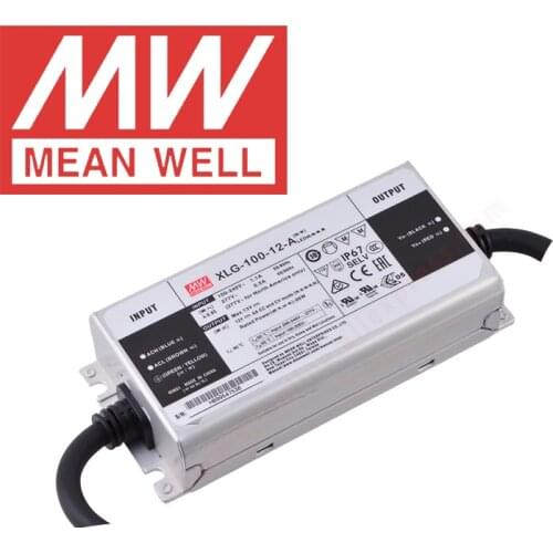 Mean Well XLG-100-12-A IP67 Metal Case Street/Skyscraper/Floodlight lighting meanwell 4-8A/8.4-12V/96W LED Driver