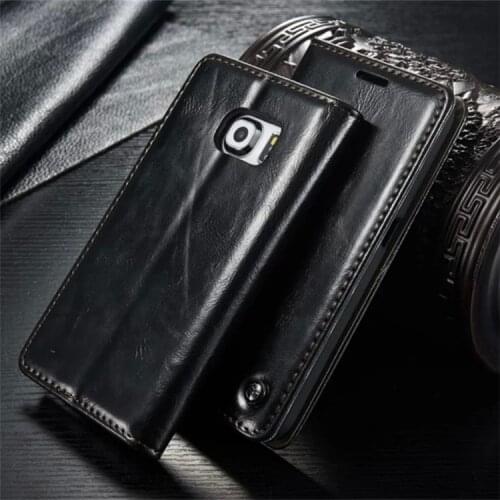 Luxury Leather Case for Samsung Galaxy S10 S9 S8 Plus S7 Edge Note 9 8 Wallet Flip Stand Card Cover for Samsung A6 A7 A8 A9 2018