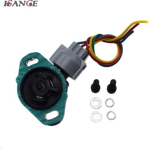 TPS Throttle Position Sensor 16400-P06-A11 16400-P0A-A50 & Wiring Connector For Honda Civic Accord CRX CRV Prelude Acura Integra